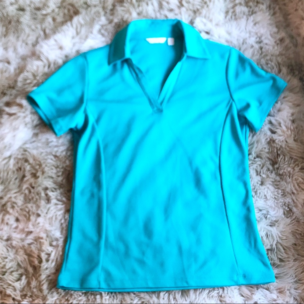 Turquoise Golf Shirt